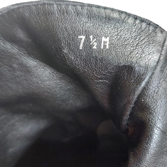 Vintage‎ 90's Y2K Black Suede Platform Lace Up Boots Goth Witchcore Sexy - Picture 10 of 16